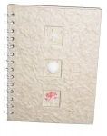 Cream Sea Shells - Note Book